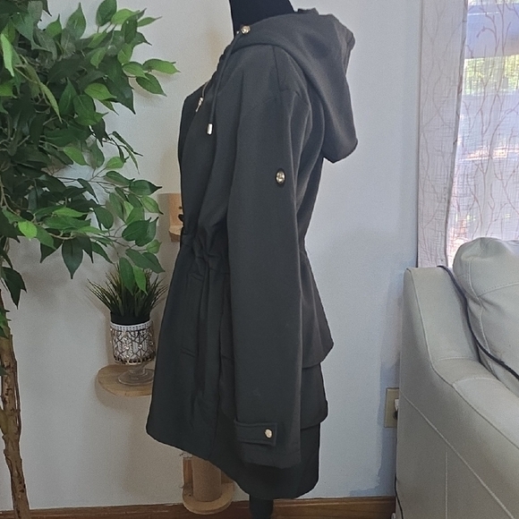 Jessica Simpson Dark Green Utility Jacket - Picture 2 of 5